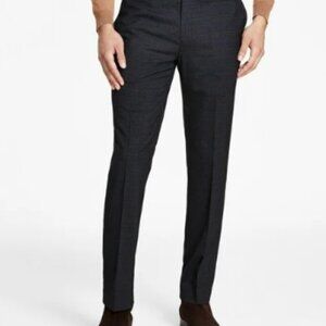 Calvin Klein Men's Slim Fit Performance Dress Pants Charcoal Black 40W x 32L NWT
